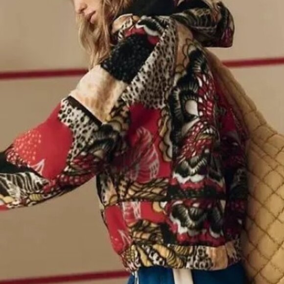 Free People Movement Wild and Free Printed Fleece Pullover - Picture 2 of 4